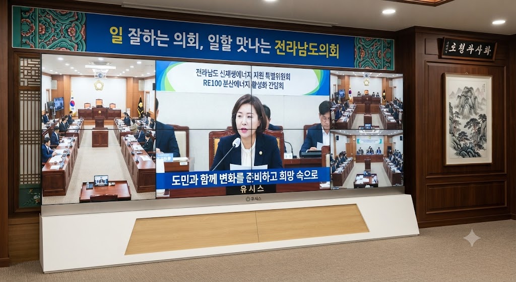 전라남도 의회사무처_의정홍보 멀티비젼